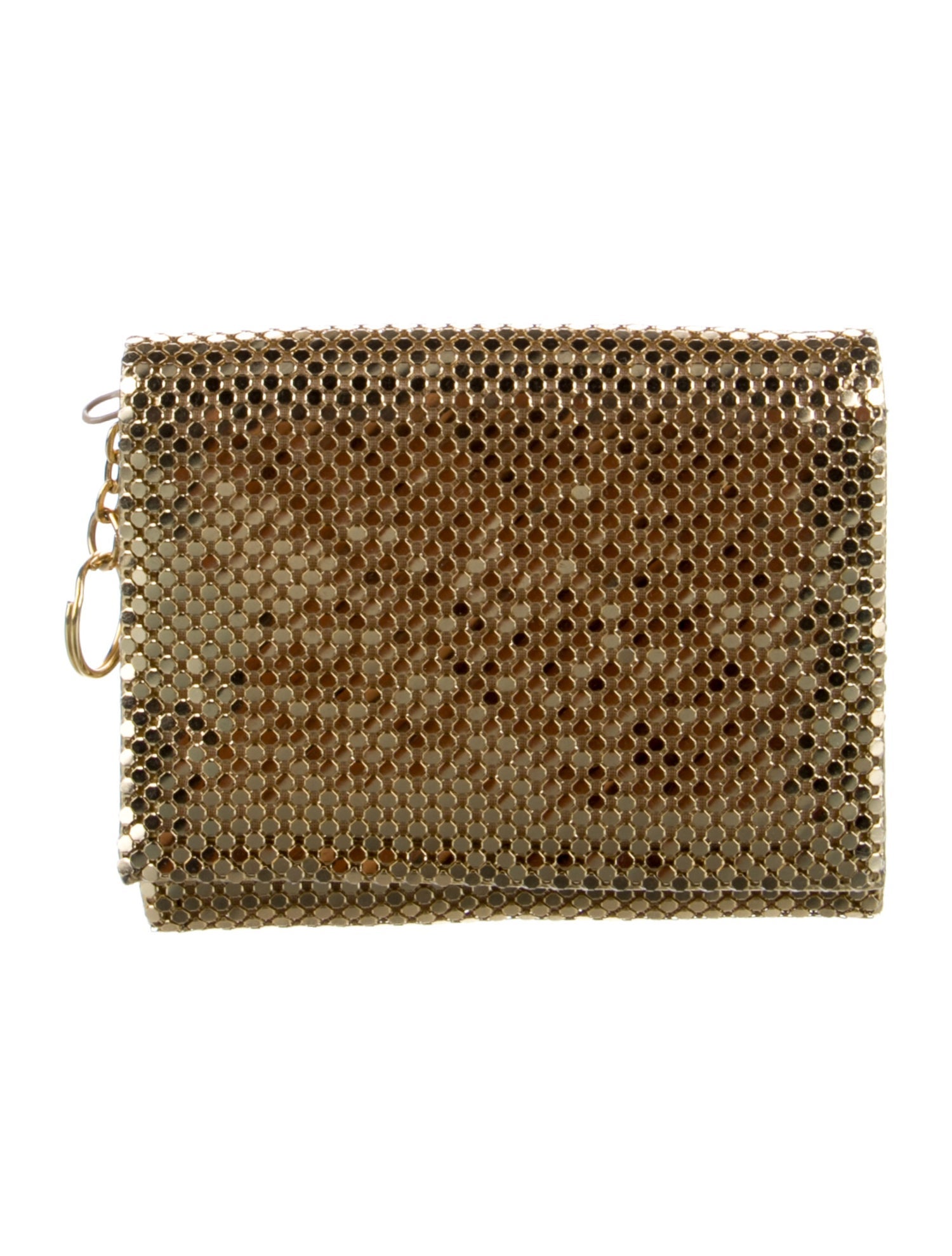 Whiting & Davis Metal Compact Wallet