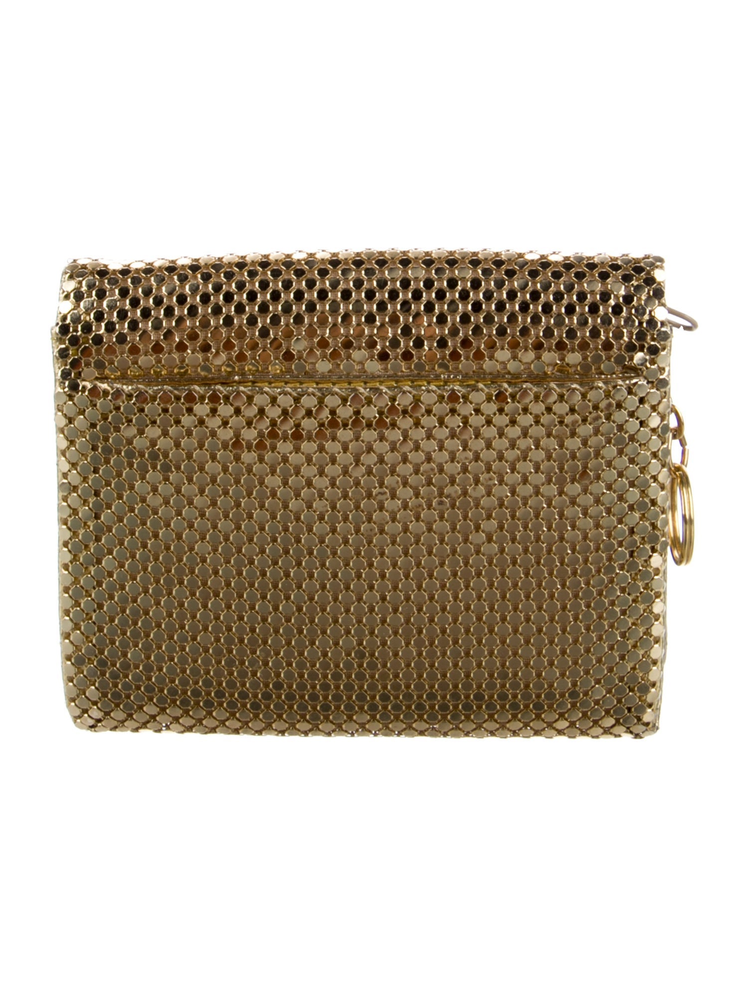 Whiting & Davis Metal Compact Wallet