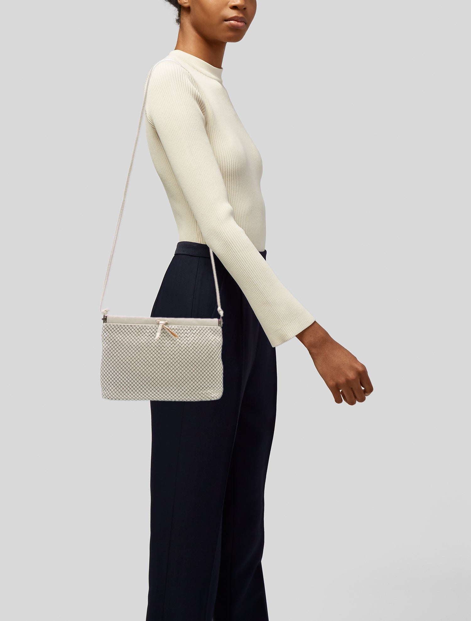 Whiting & Davis Metal Shoulder Bag