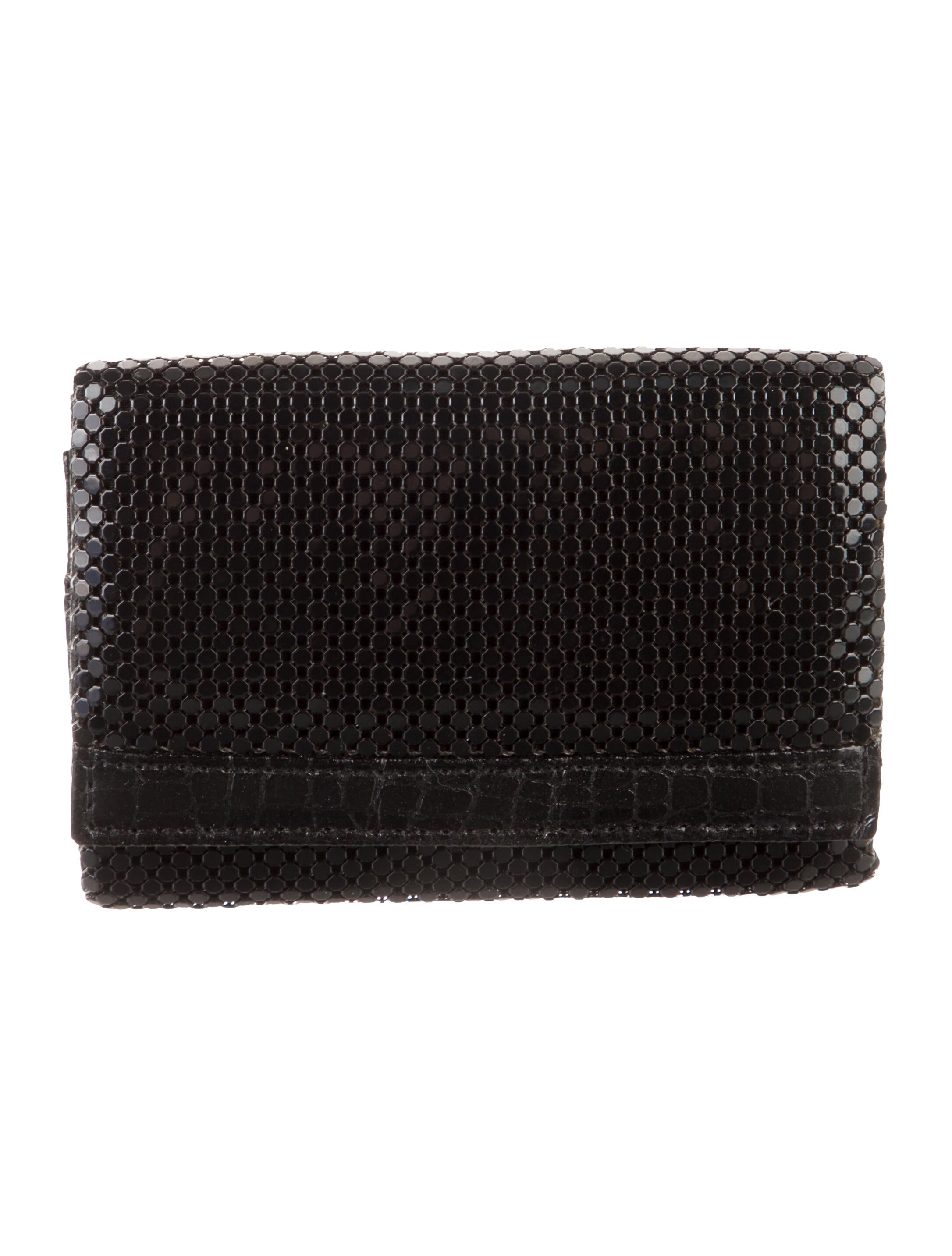 Whiting & Davis Leather Coin Pouch
