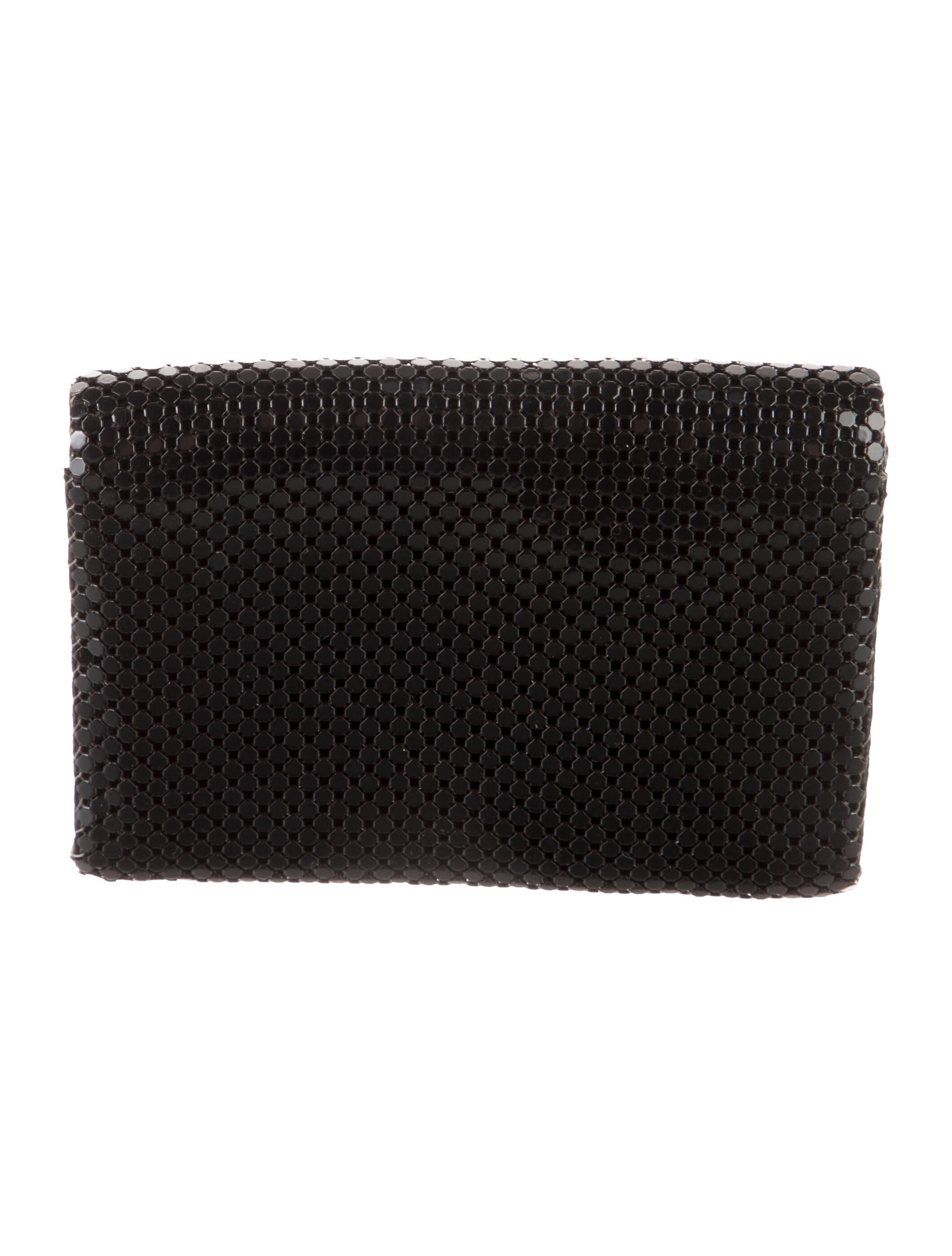 Whiting & Davis Leather Coin Pouch