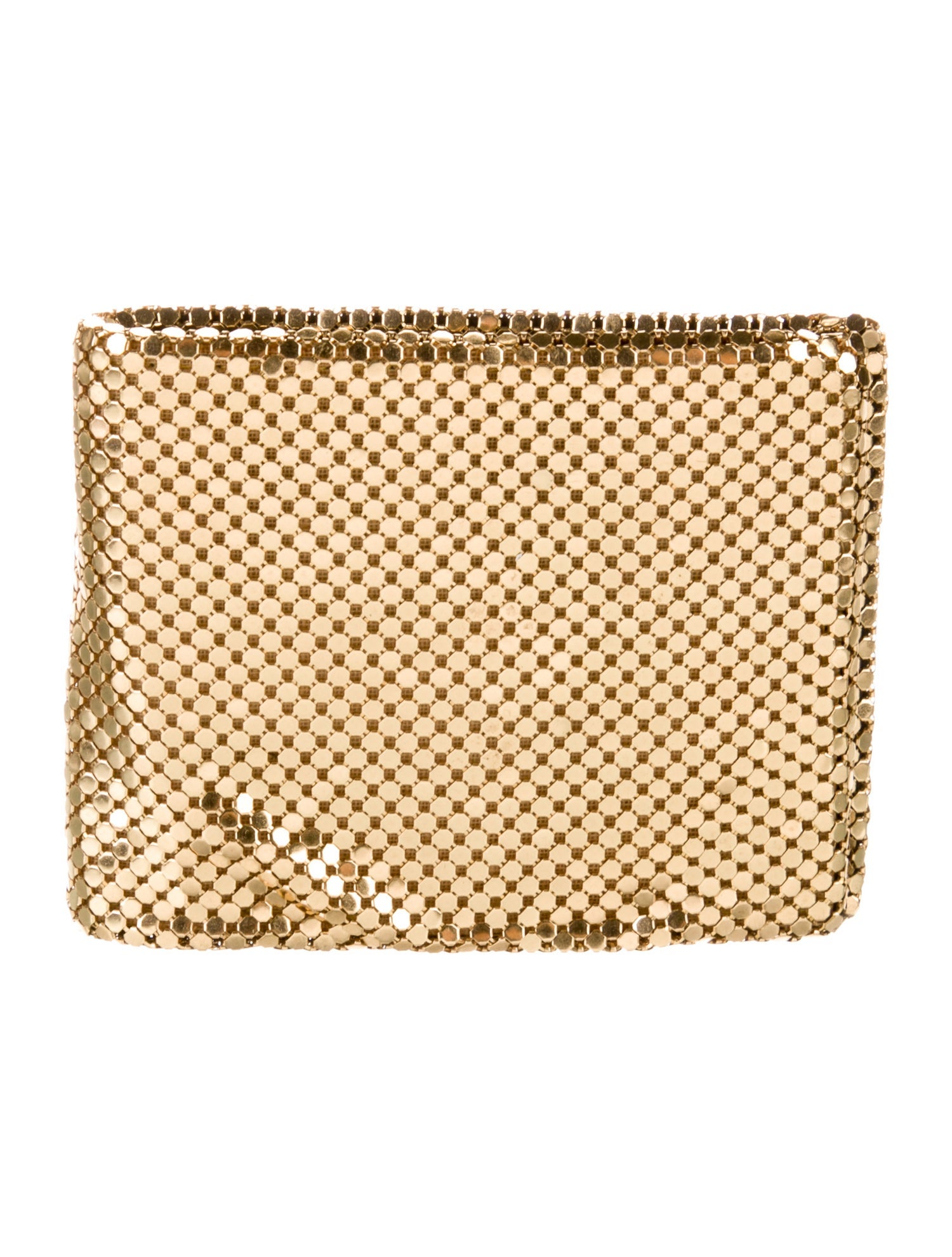 Whiting & Davis Metal Printed Wallet