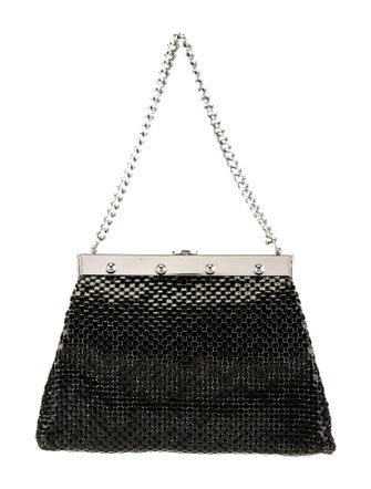 Whiting & Davis Sequins Top Handle Bag