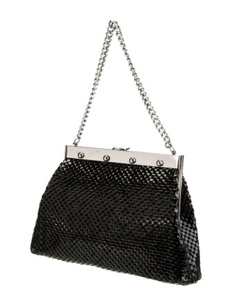 Whiting & Davis Sequins Top Handle Bag