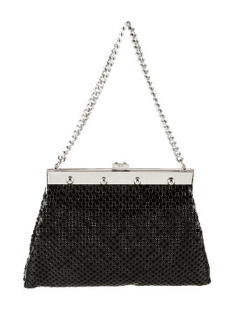 Whiting & Davis Sequins Top Handle Bag