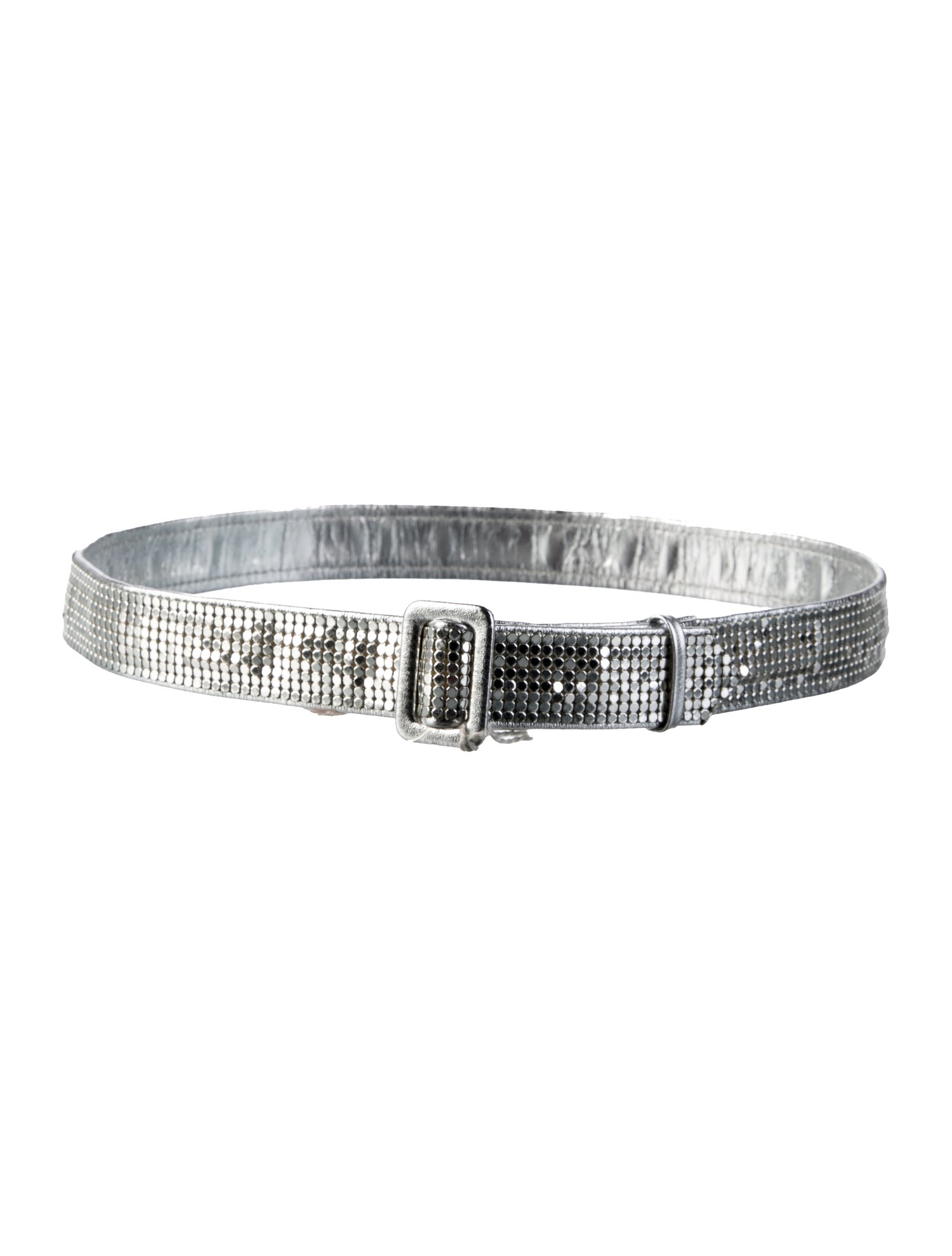 Whiting & Davis Skinny Leather Waist Belt