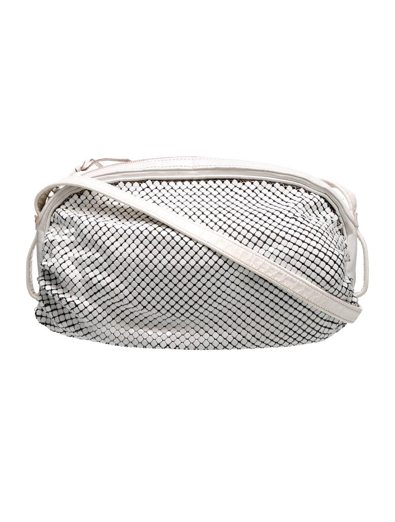 Whiting & Davis Leather Minaudière