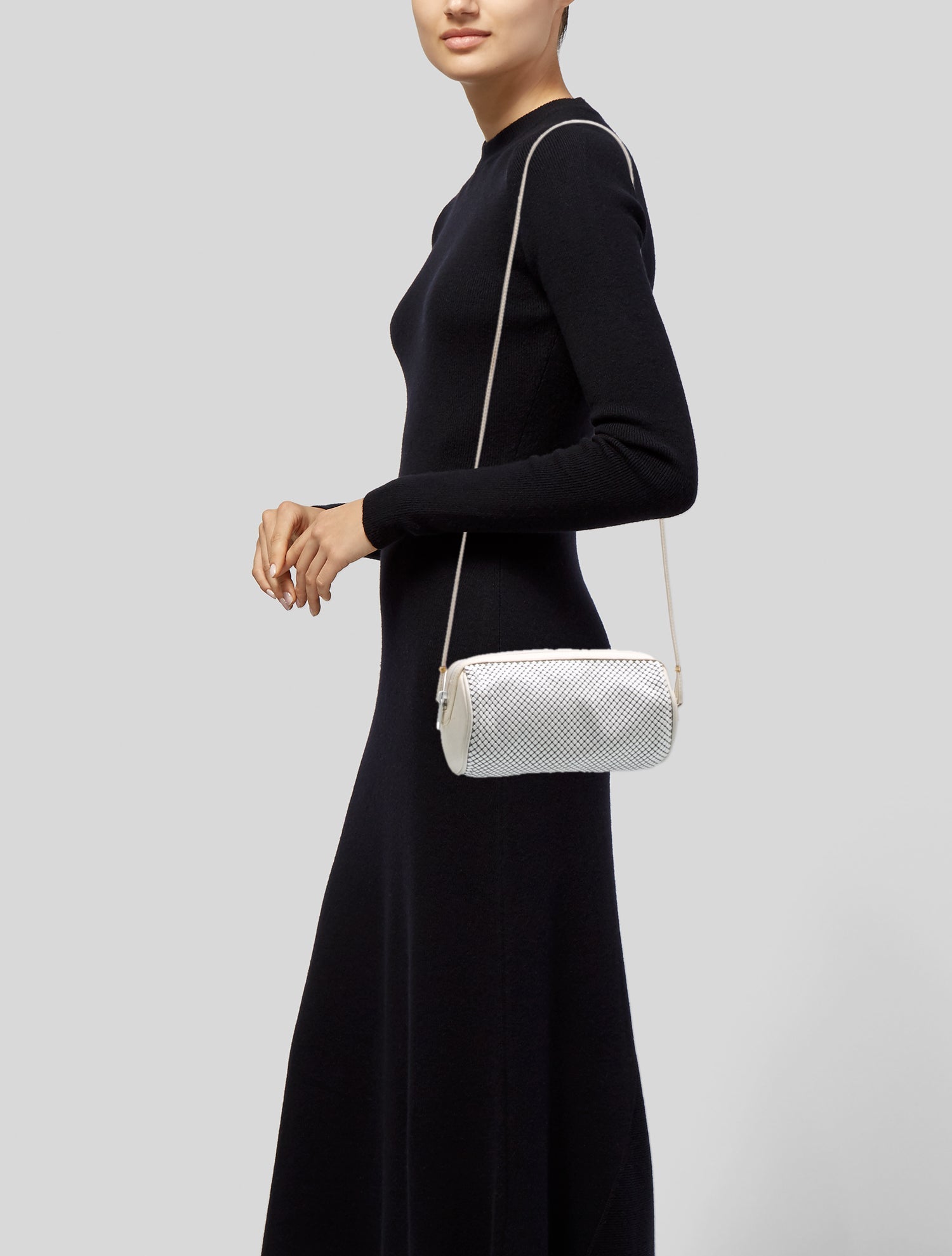 Whiting & Davis Metal Crossbody Bag