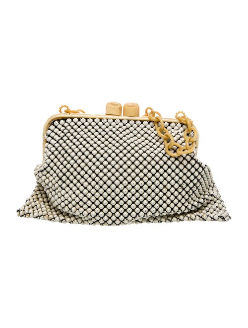 Whiting & Davis Metal Top Handle Bag