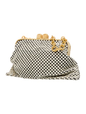 Whiting & Davis Metal Top Handle Bag