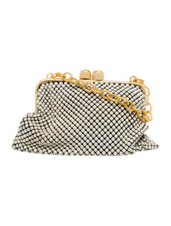 Whiting & Davis Metal Top Handle Bag