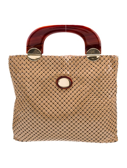 Whiting & Davis Metal Top Handle Bag