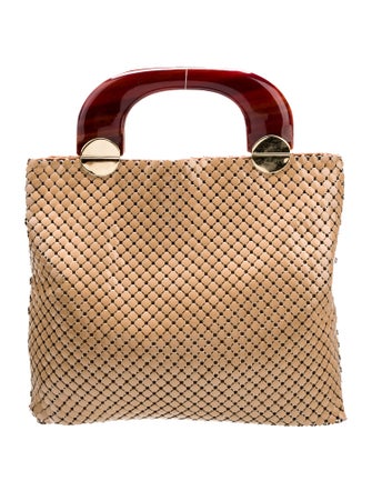 Whiting & Davis Metal Top Handle Bag