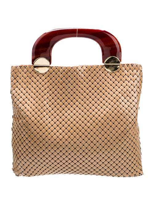 Whiting & Davis Metal Top Handle Bag