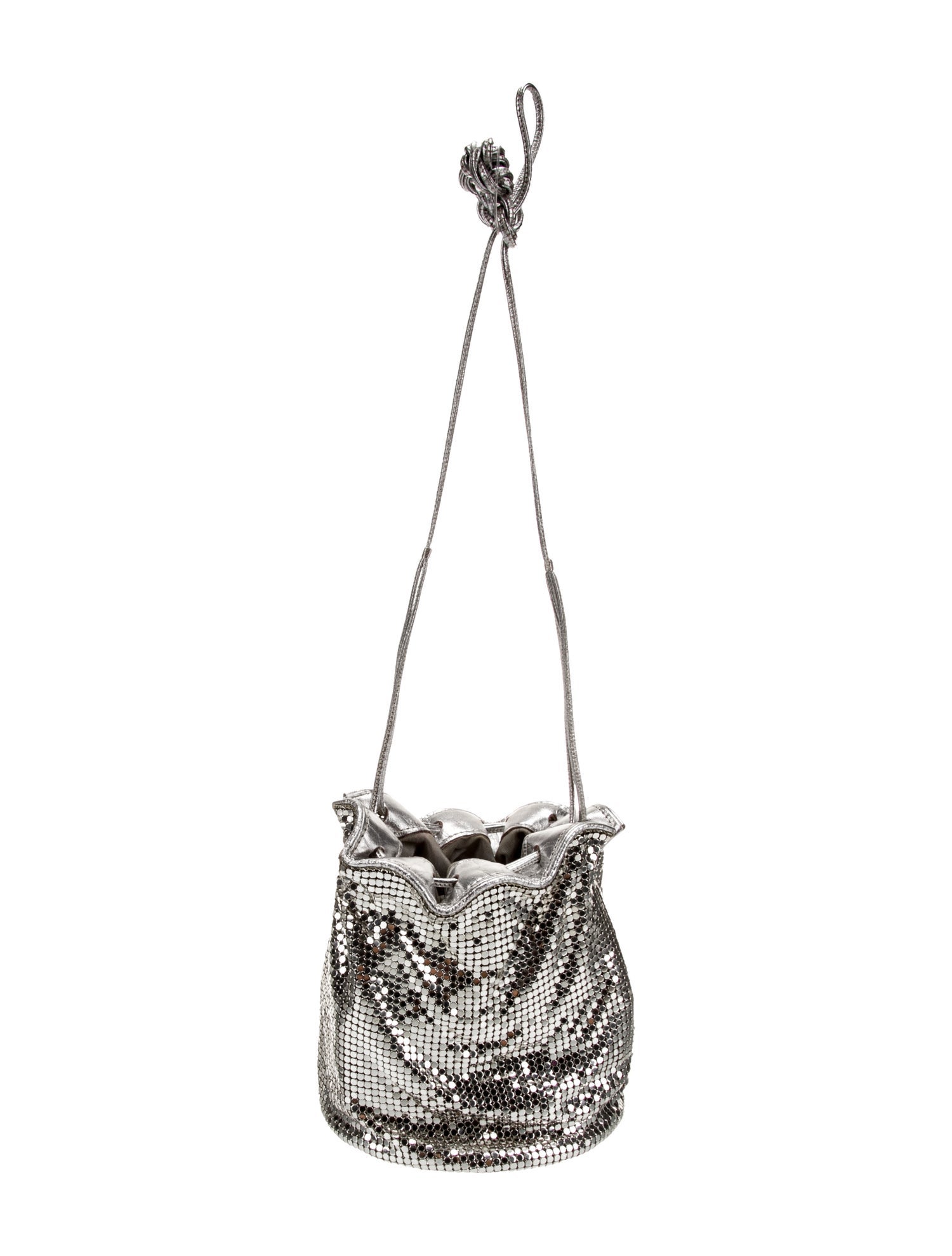 Whiting & Davis Metal Top Handle Bag