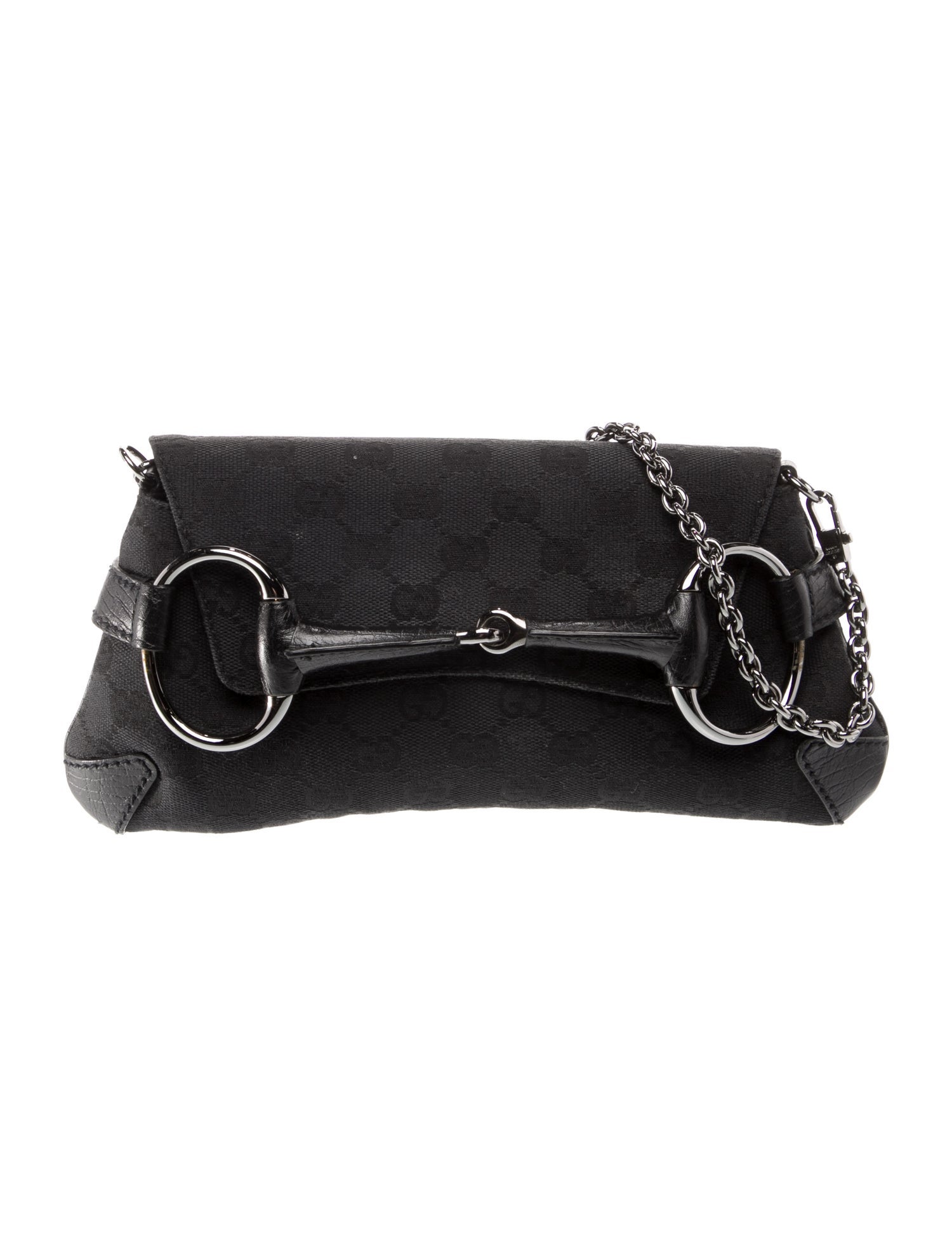 Gucci GG Canvas Horsebit Chain