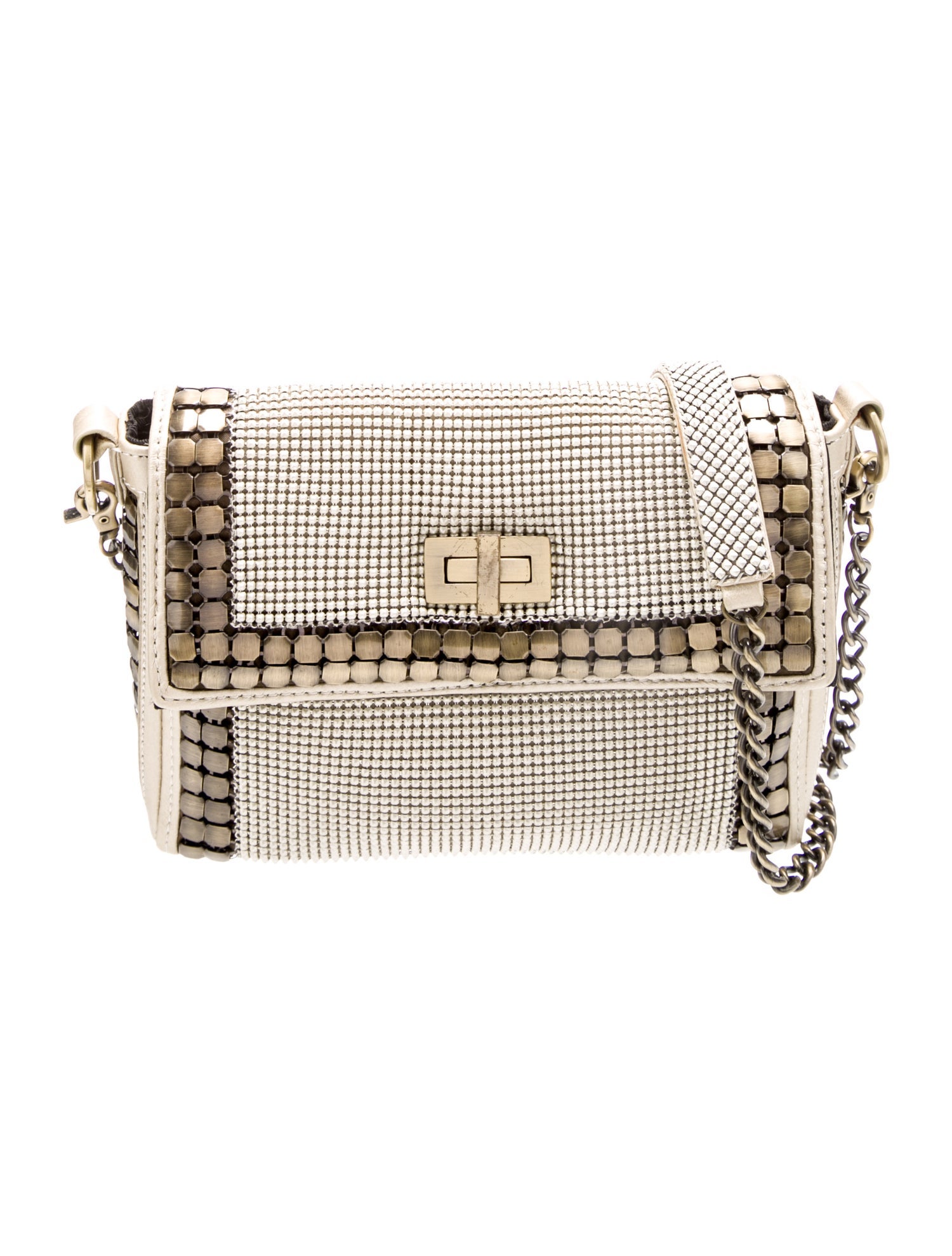 Whiting & Davis Metal Crossbody Bag