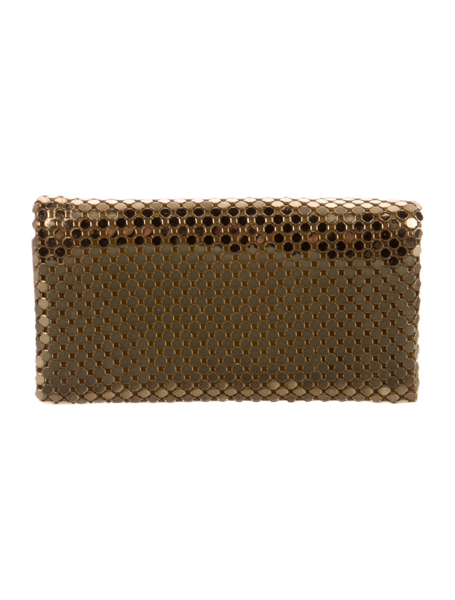 Whiting & Davis Metal Printed Continental Wallet w/ Tags