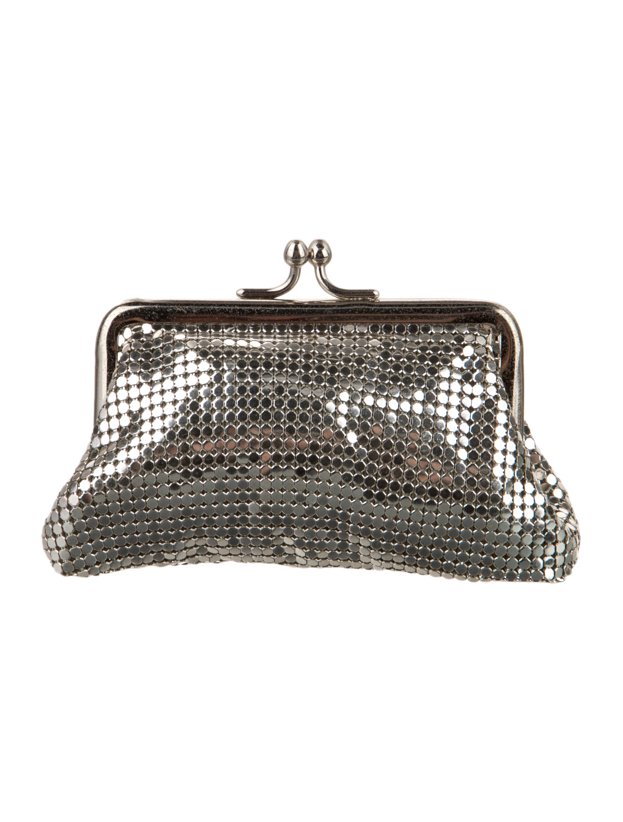 Whiting & Davis Metal Printed Wristlet