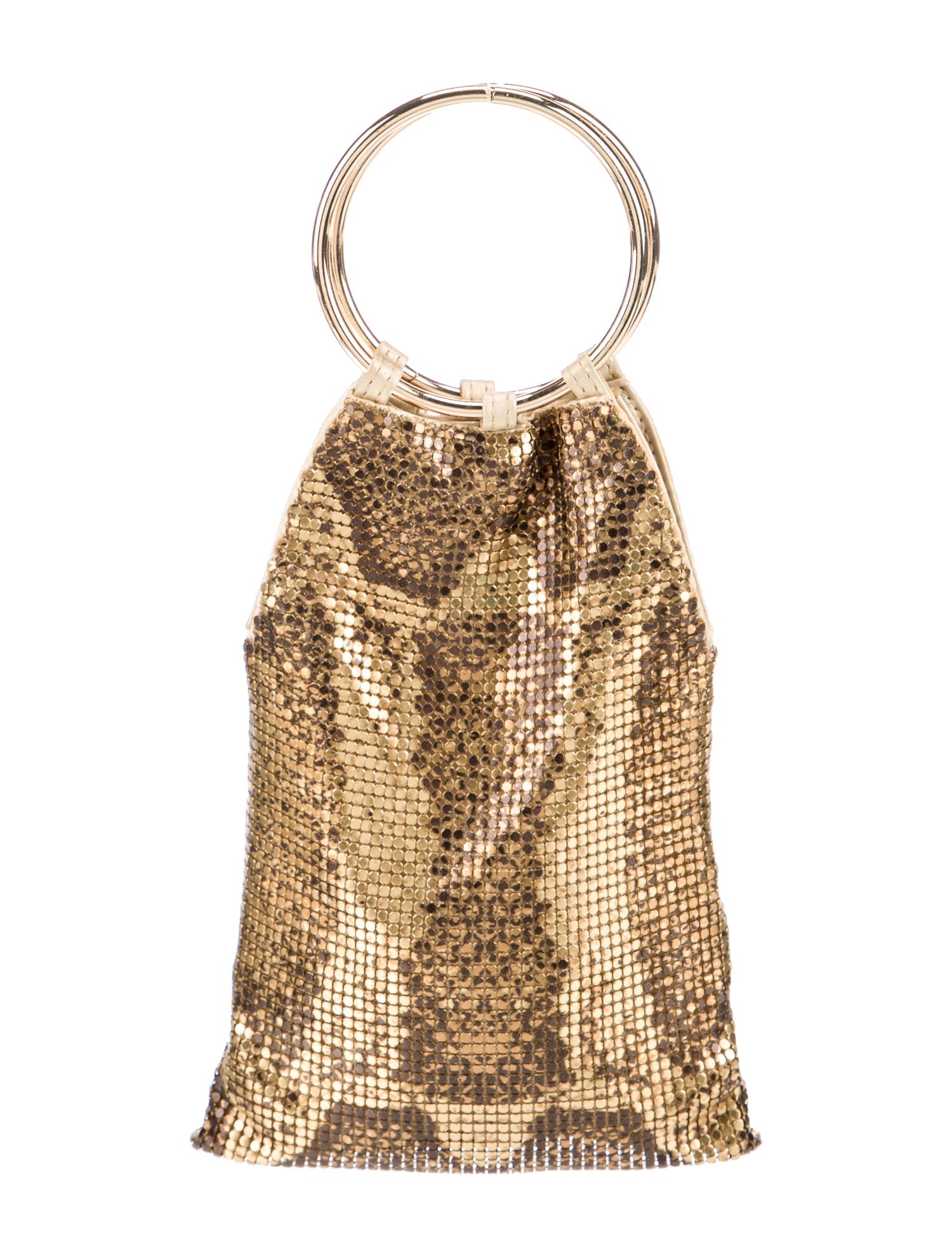 Whiting & Davis Metal Top Handle Bag