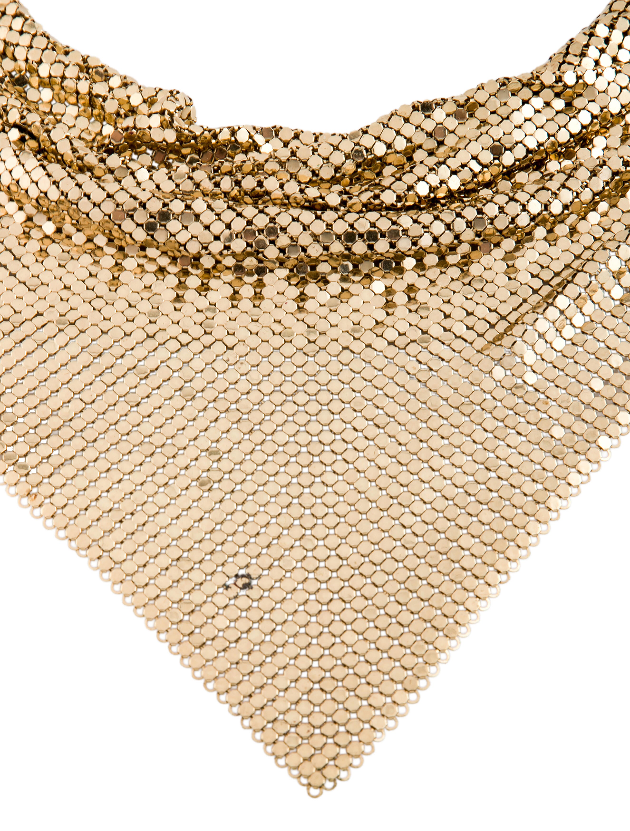 Whiting & Davis Metal Scarf