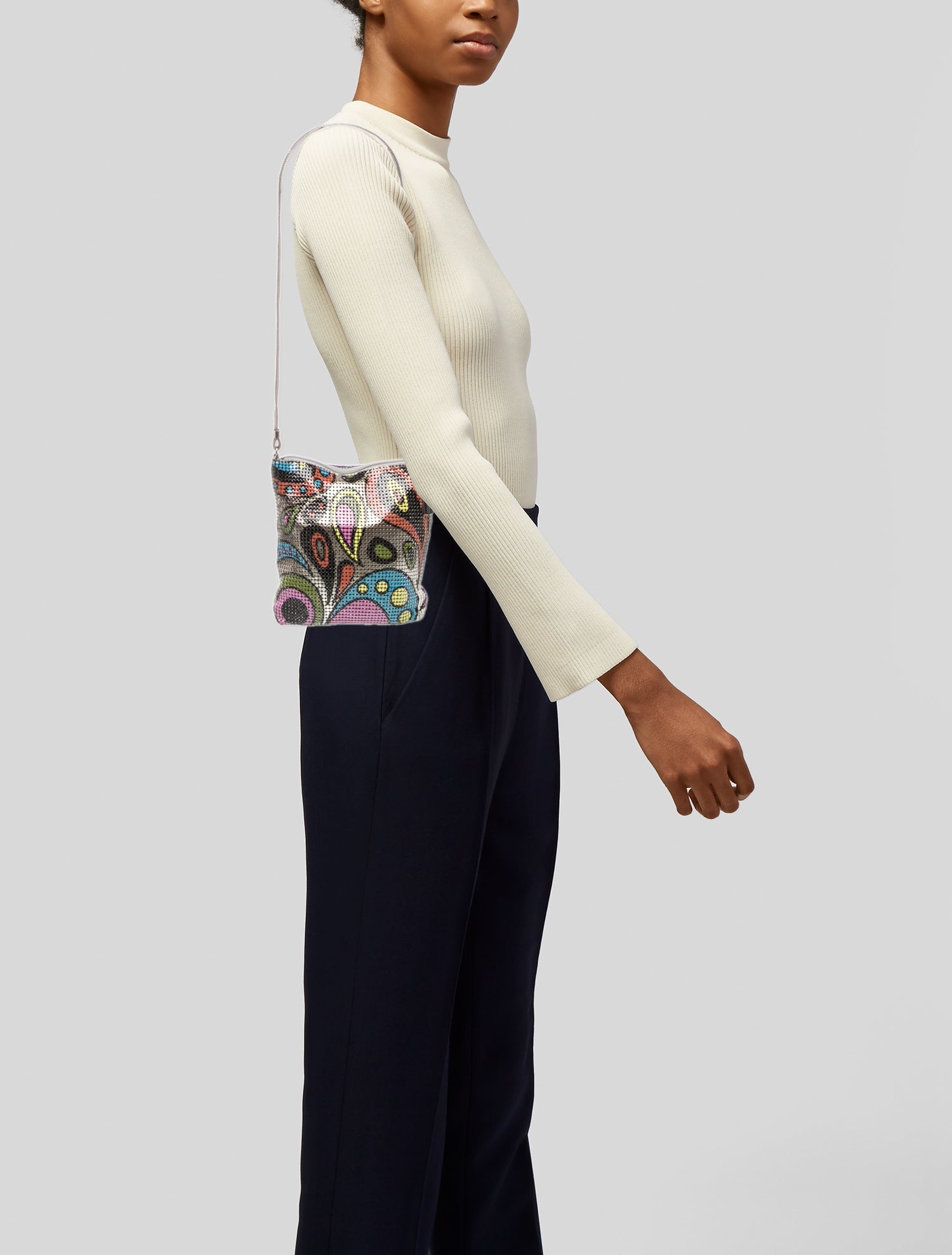 Whiting & Davis Metal Shoulder Bag