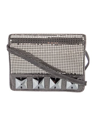 Whiting & Davis Metal Top Handle Bag