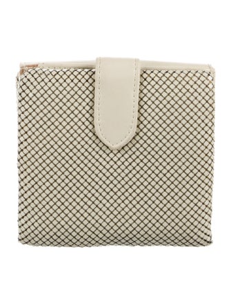 Whiting & Davis Metal Printed Bifold Wallet