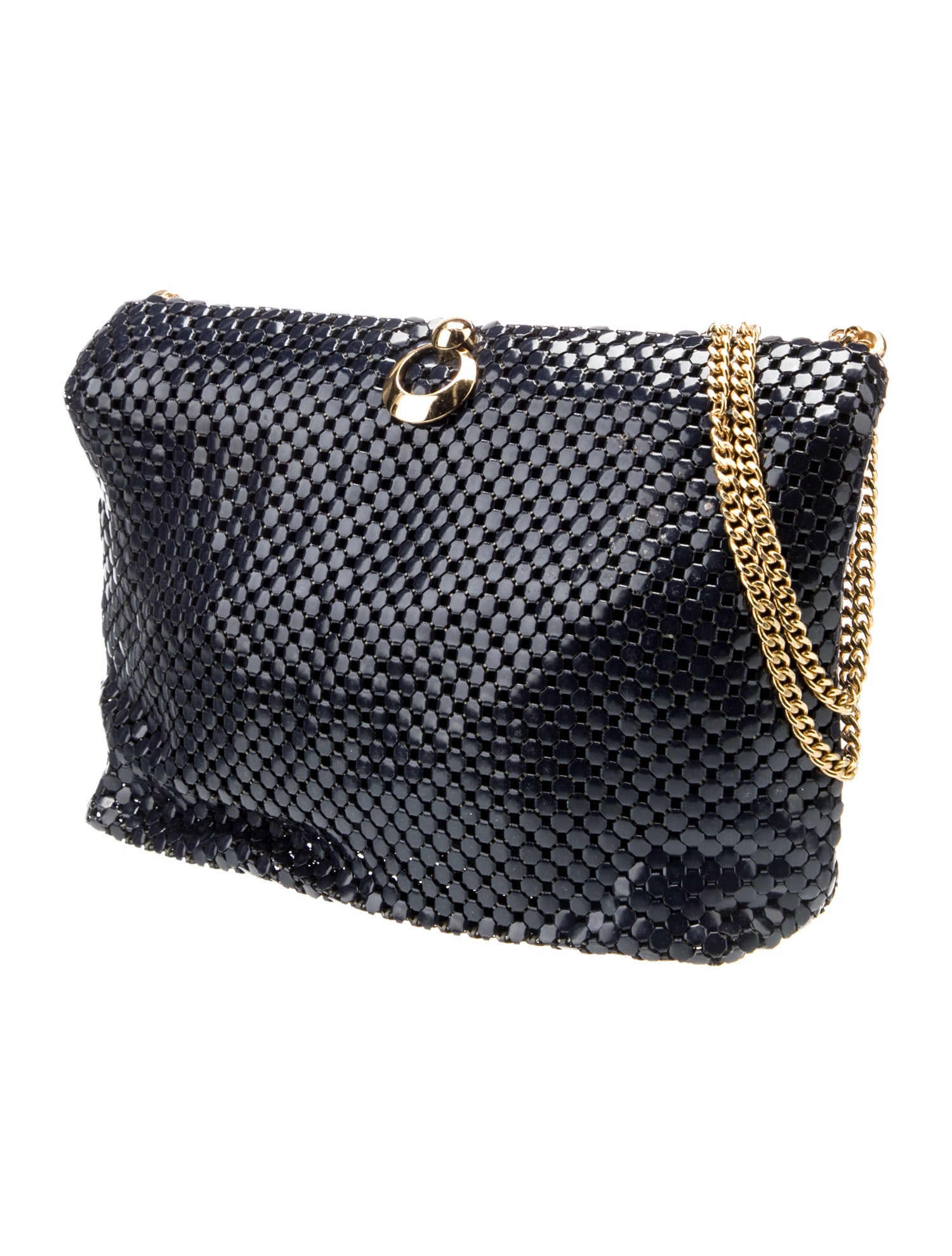 Whiting & Davis Metal Shoulder Bag Vintage