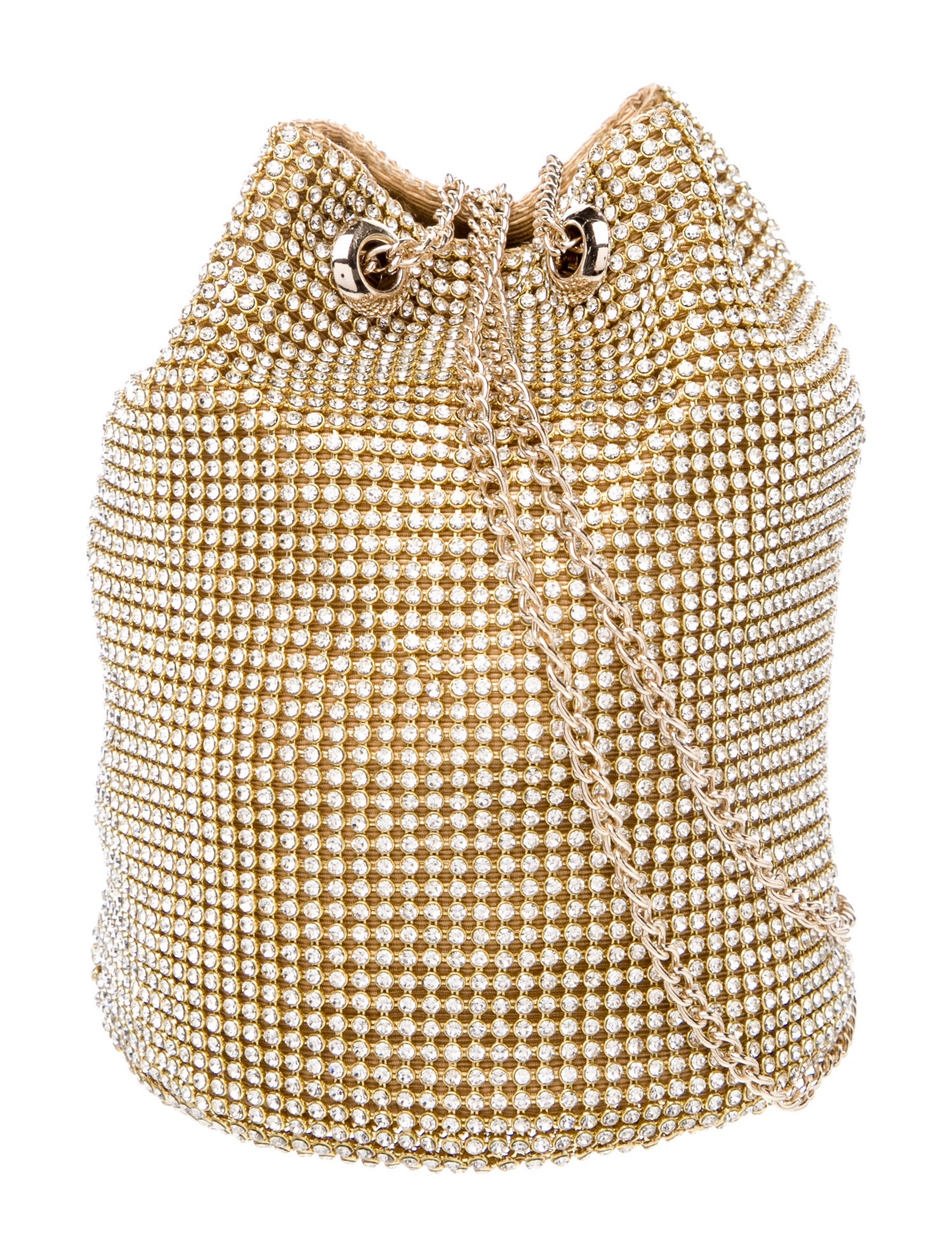 Whiting & Davis Crystal Bucket Bag