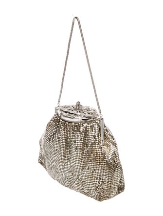 Whiting & Davis Metal Top Handle Bag