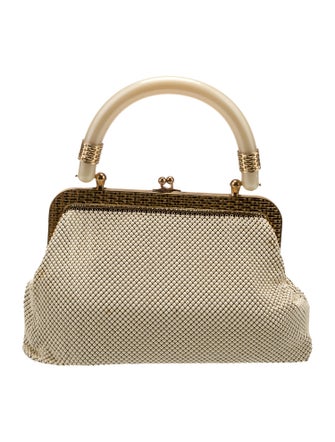 Whiting & Davis Metal Top Handle Bag