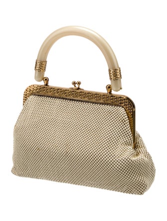 Whiting & Davis Metal Top Handle Bag