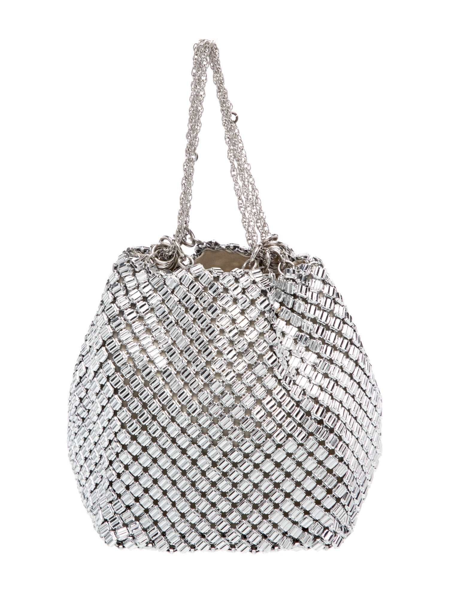 Whiting & Davis Metal Bucket Bag Vintage