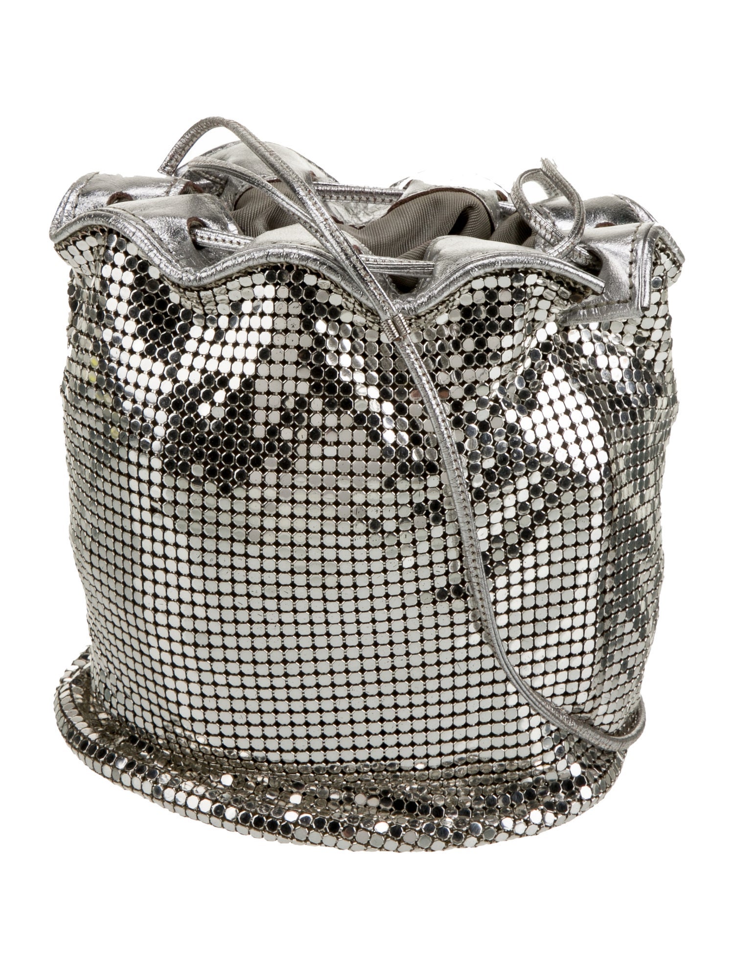 Whiting & Davis Metal Bucket Bag Vintage