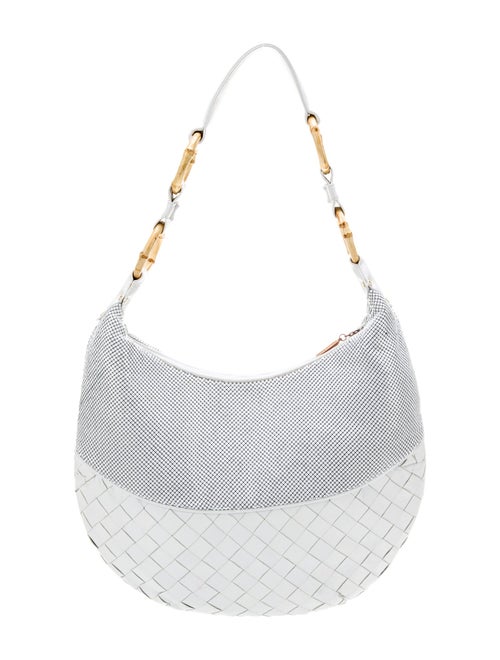 Whiting & Davis Leather Hobo