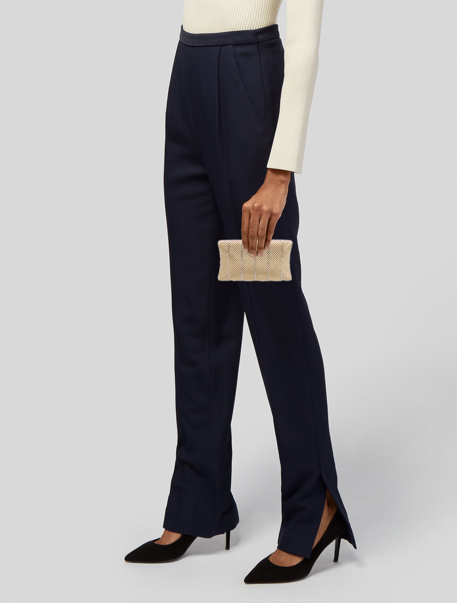 Whiting & Davis Metal Clutch