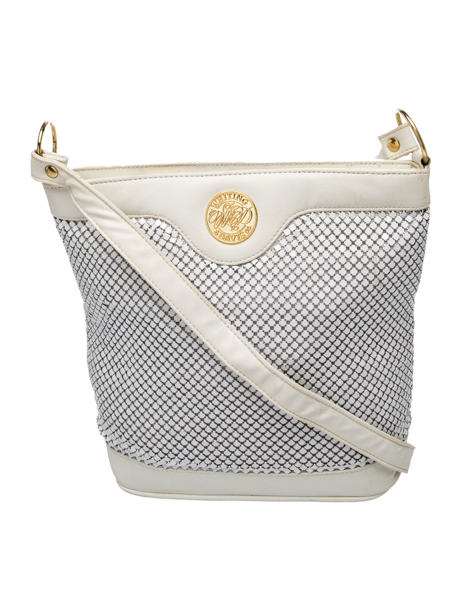 Whiting & Davis Metal Crossbody Bag