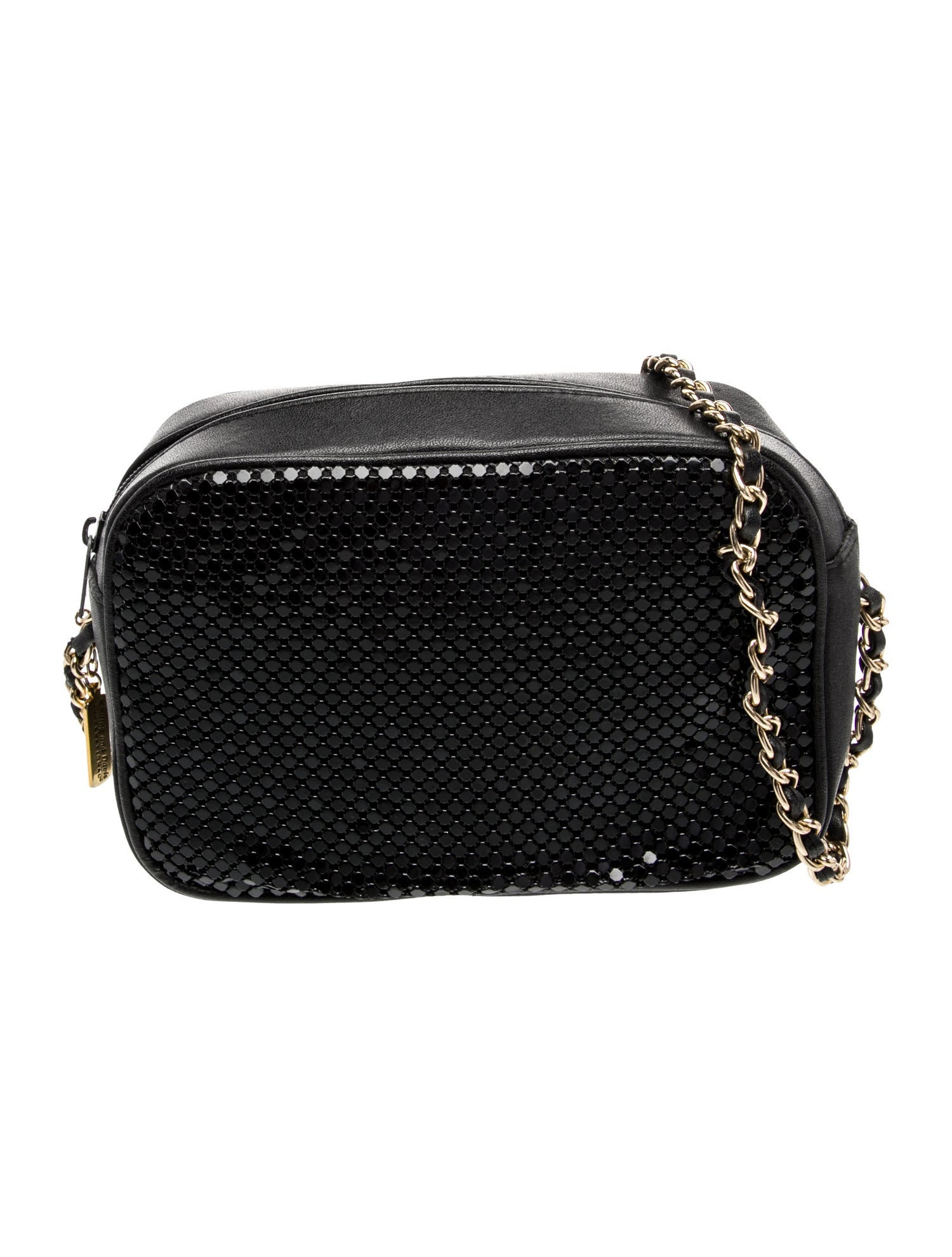 Whiting & Davis Leather Crossbody Bag