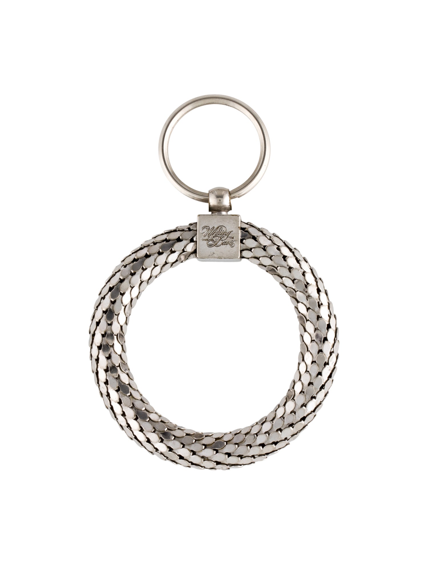 Whiting & Davis Silver Keychain