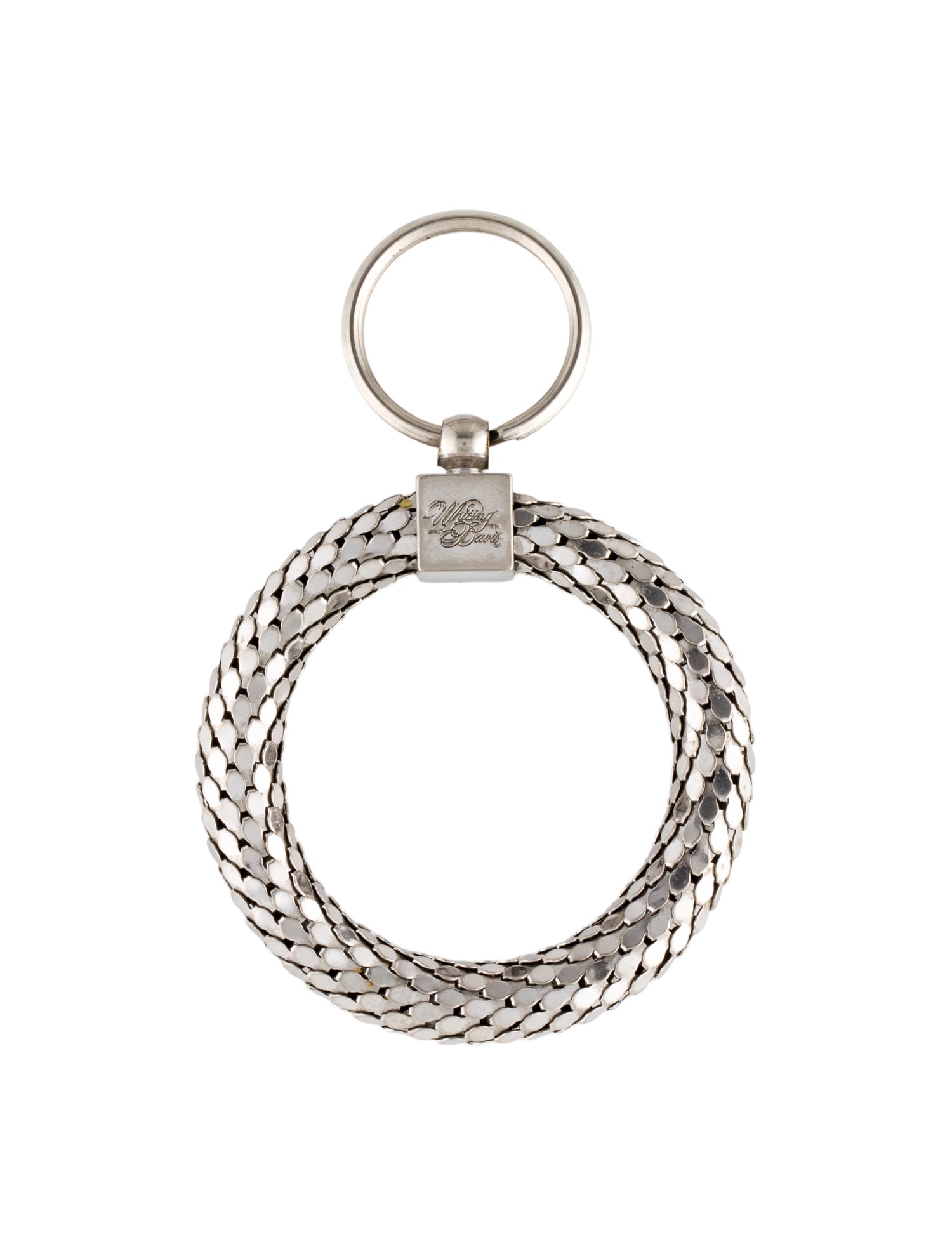Whiting & Davis Silver Keychain