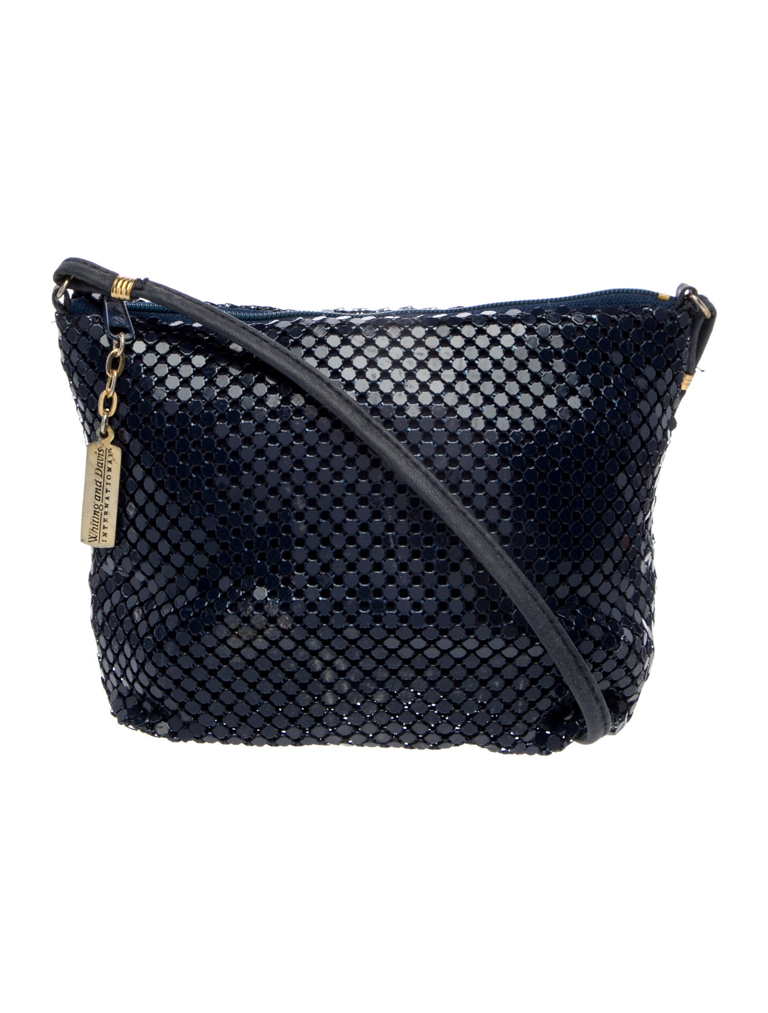 Whiting & Davis Metal Messenger Bag