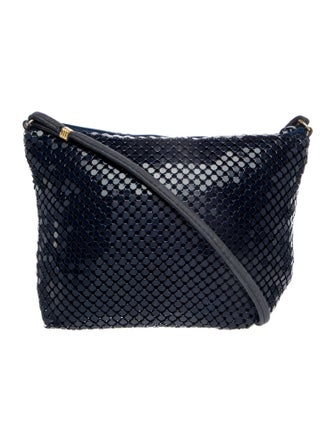 Whiting & Davis Metal Messenger Bag