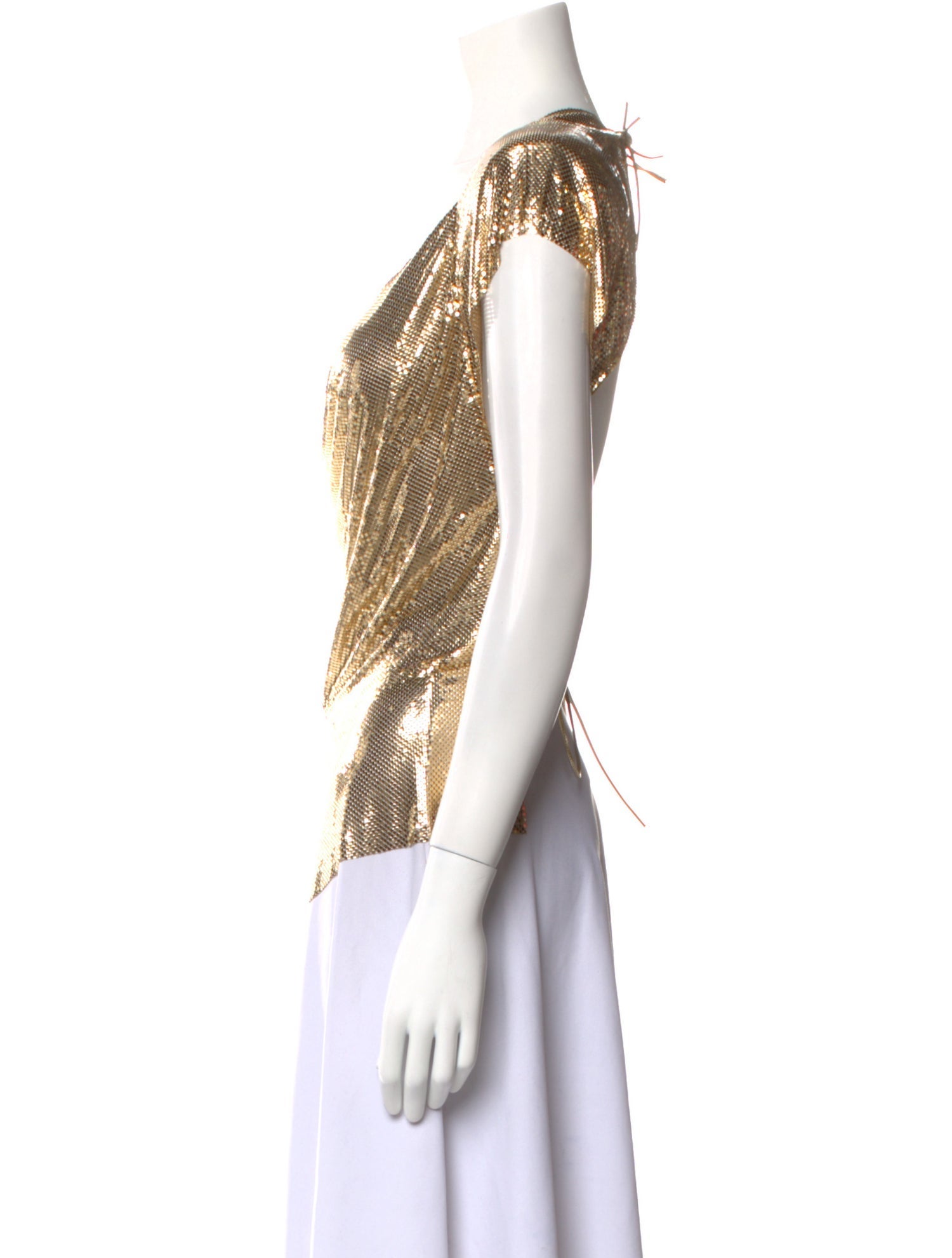 Whiting & Davis Vintage Cowl Neck Top