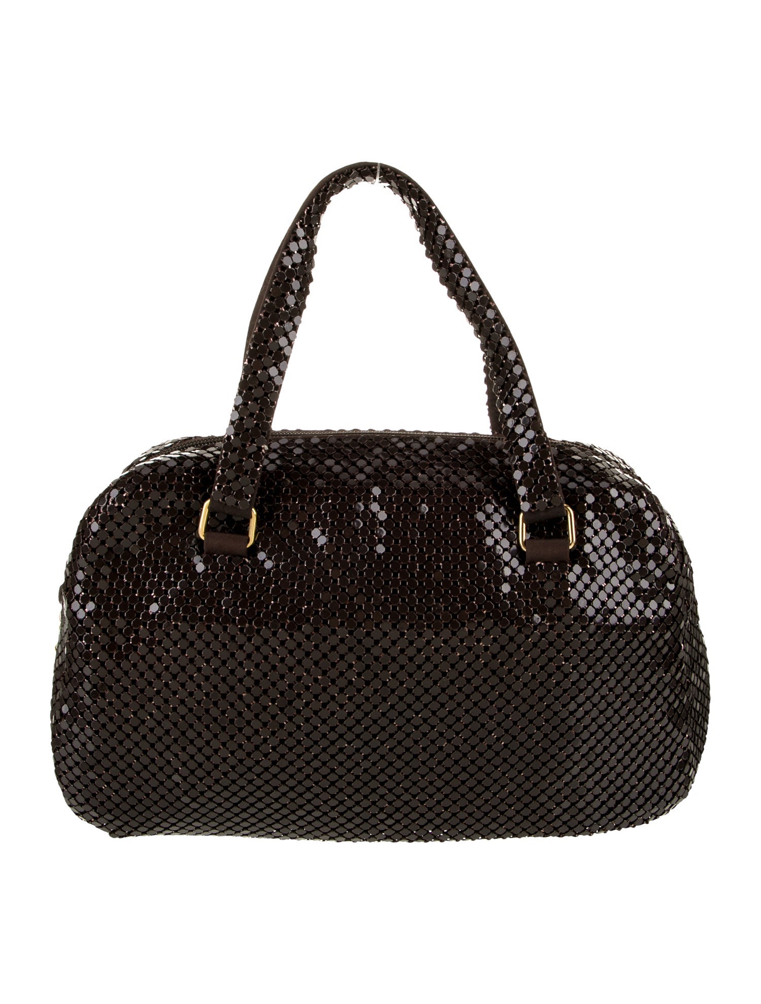 Whiting & Davis Nylon Top Handle Bag