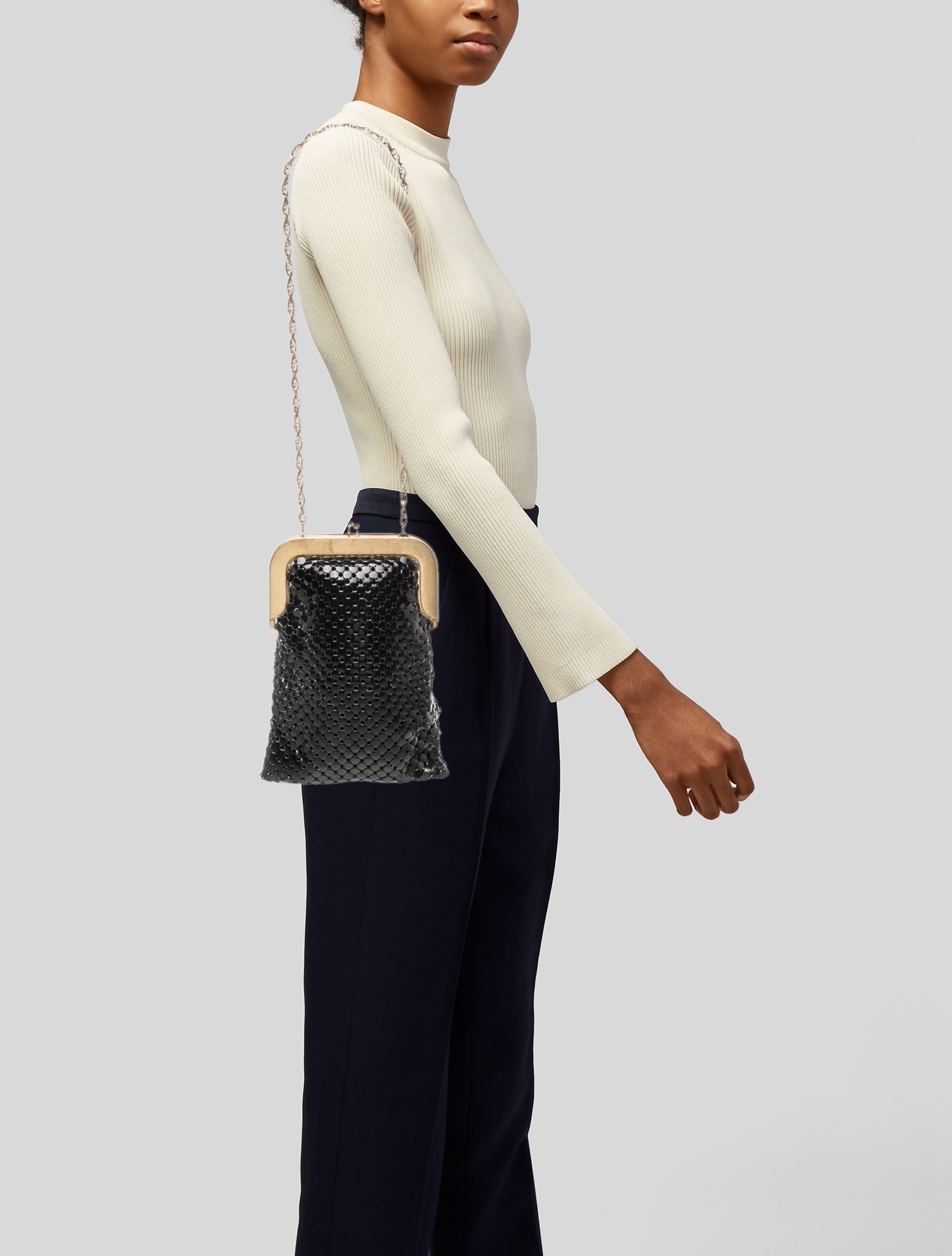 Whiting & Davis Metal Evening Bag