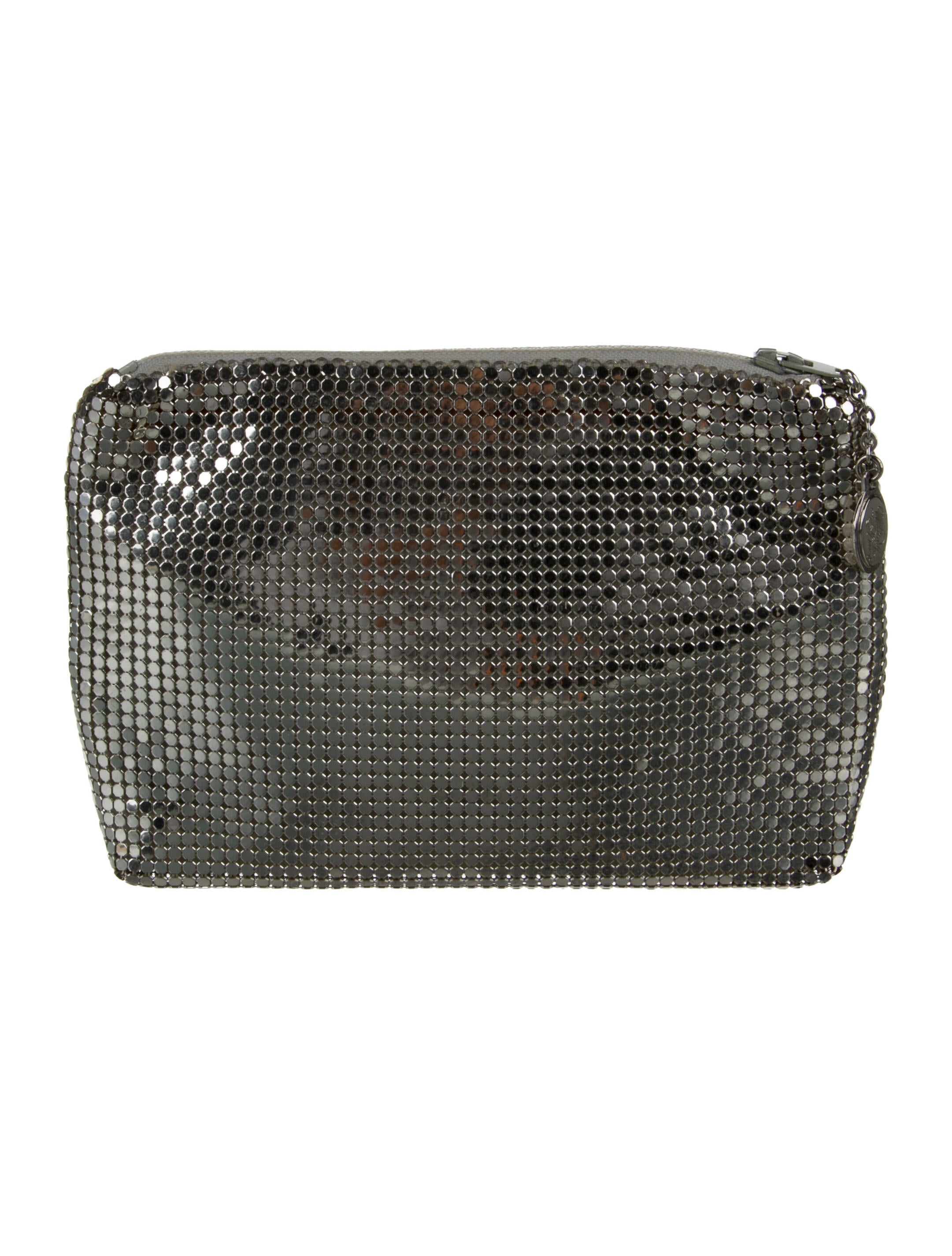 Whiting & Davis Metal Printed Coin Pouch