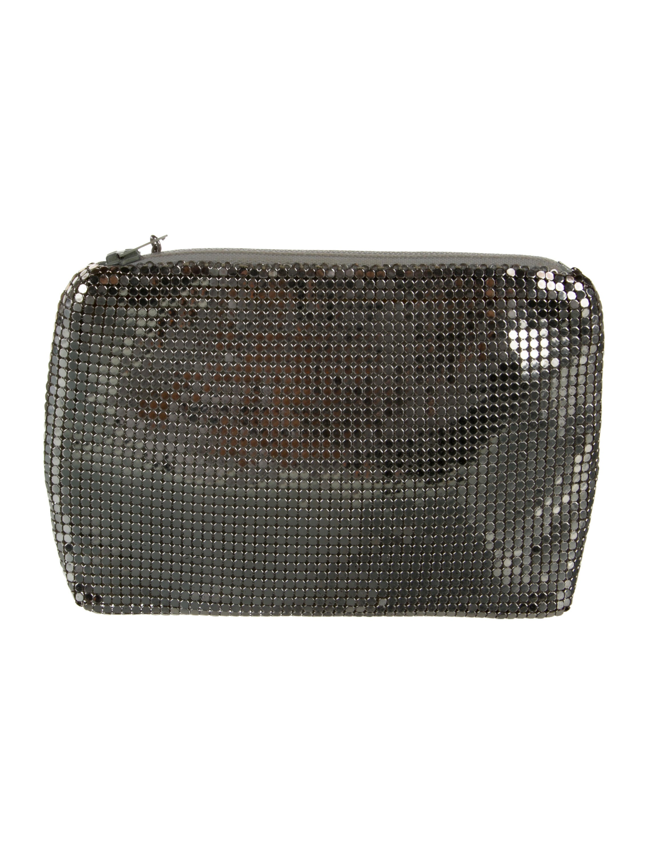Whiting & Davis Metal Printed Coin Pouch