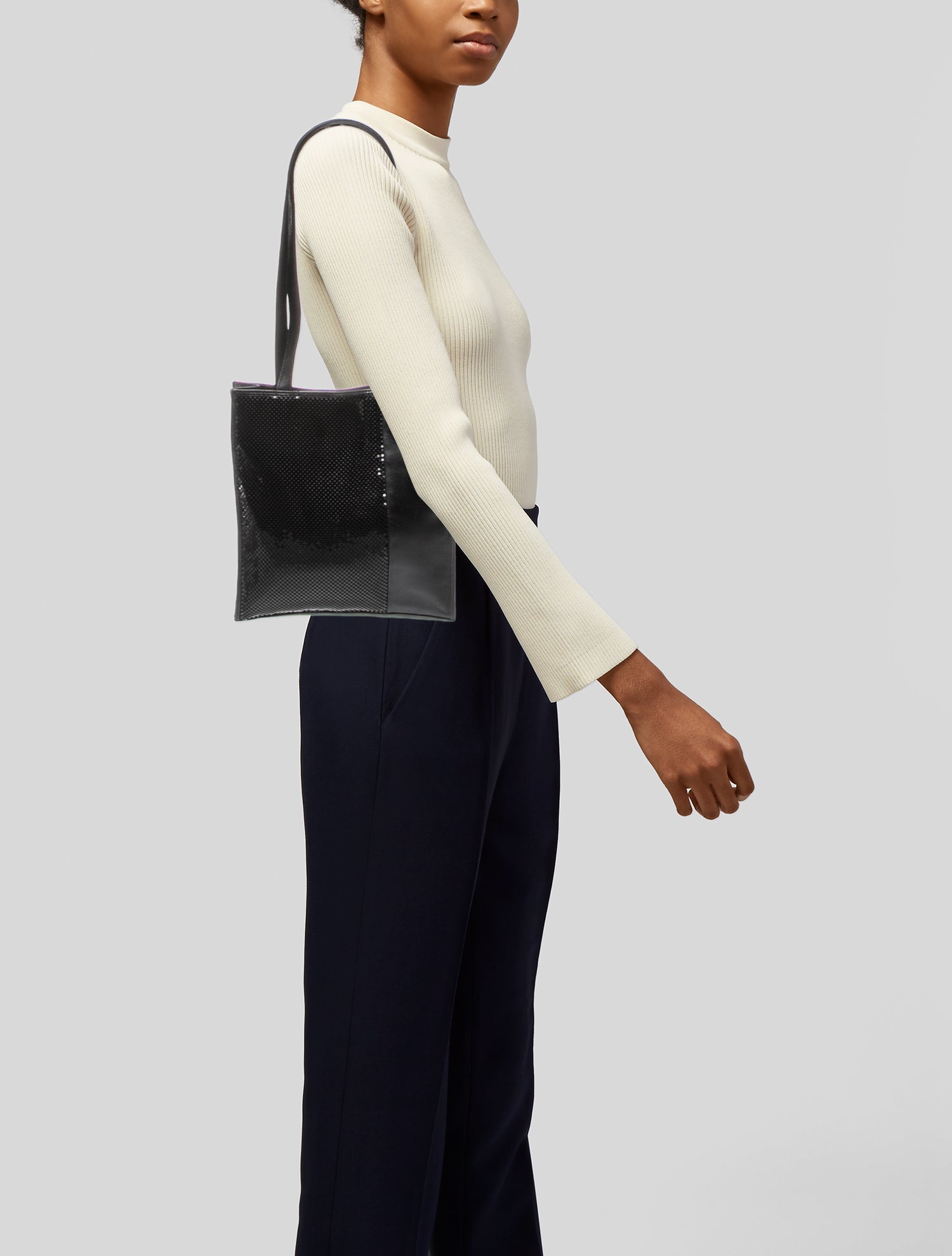 Whiting & Davis Metal Shoulder Bag