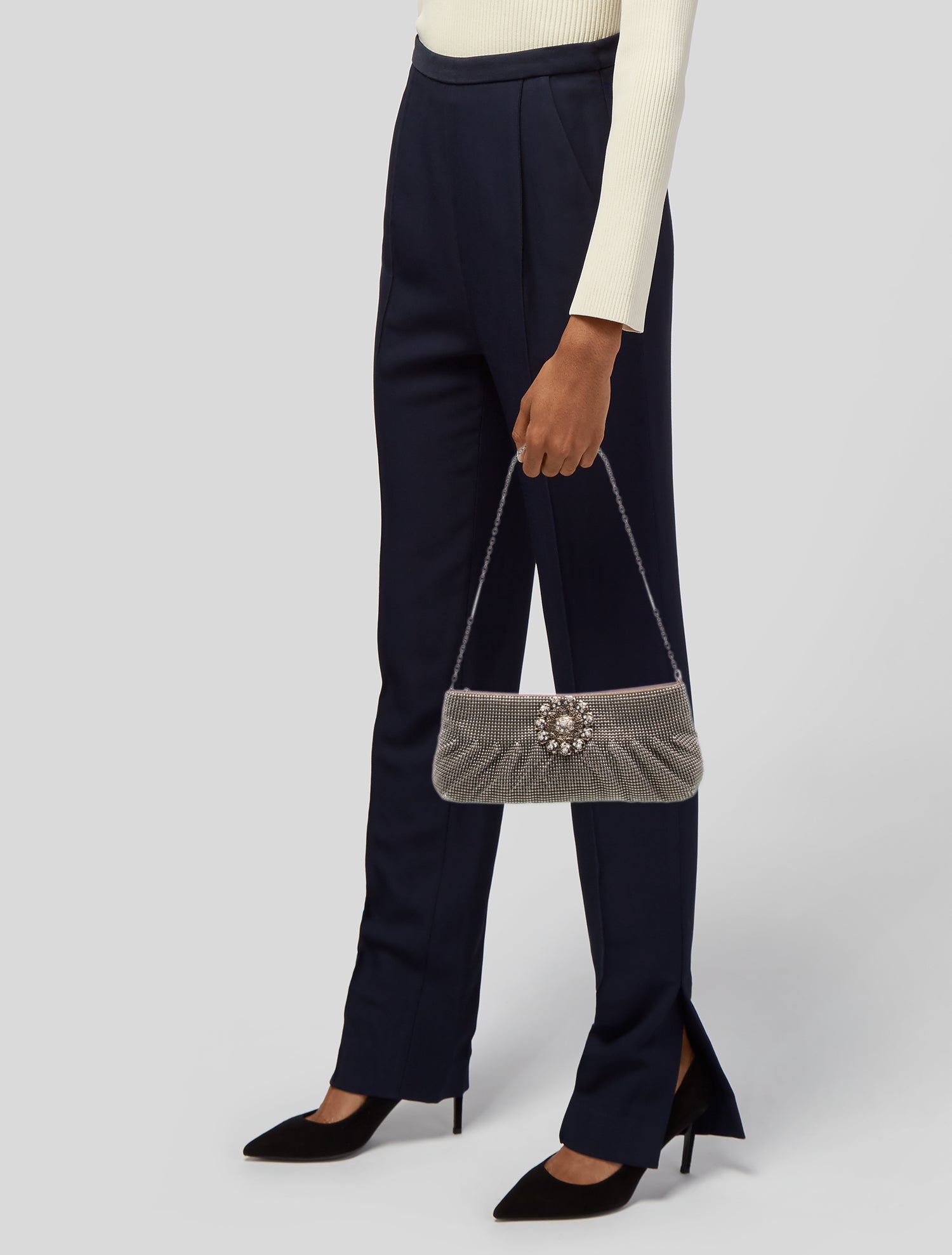 Whiting & Davis Sequins Evening Bag